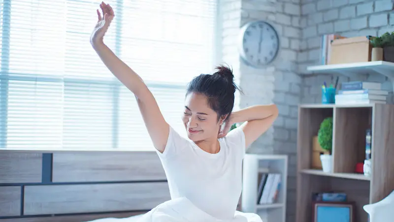 wake up at a consistent time